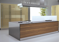High gloss MDF and acrylic board panels from our supplys: Kitchen: Capuchino-Ebony