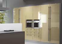 High gloss MDF and acrylic board panels from our supplys: Kitchen: Capuchino-Brown