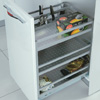 Aluminium Under-Workbench Unit With Division For Utensil/Cutlery And Bottles 2